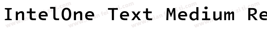 IntelOne Text Medium Regular字体转换